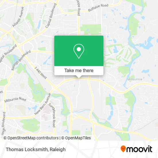 Thomas Locksmith map