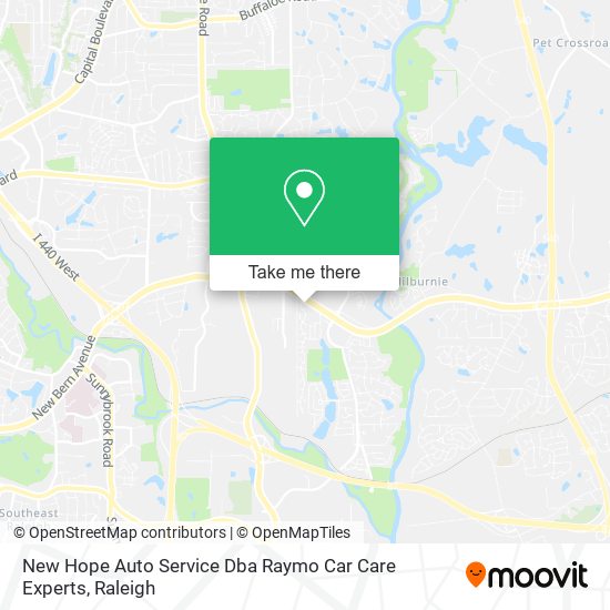 New Hope Auto Service Dba Raymo Car Care Experts map