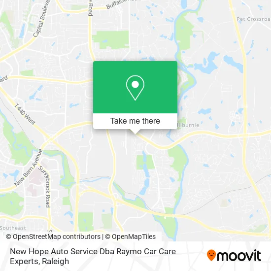 New Hope Auto Service Dba Raymo Car Care Experts map