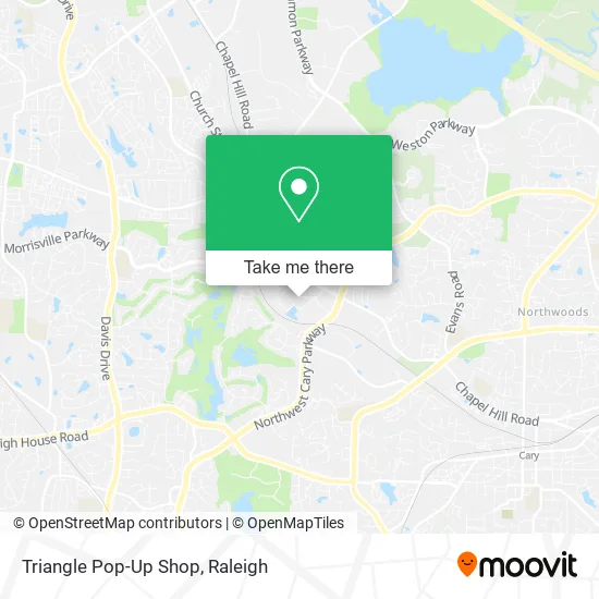 Mapa de Triangle Pop-Up Shop