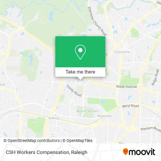 CSH Workers Compensation map