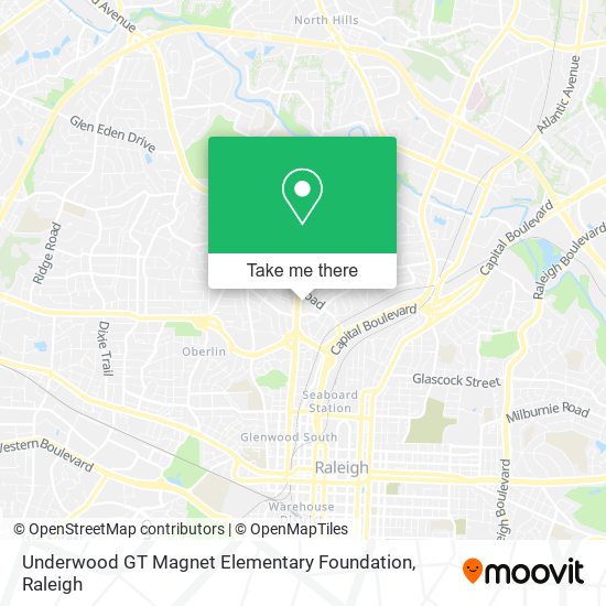 Underwood GT Magnet Elementary Foundation map