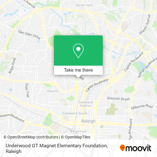 Underwood GT Magnet Elementary Foundation map