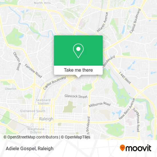 Adiele Gospel map