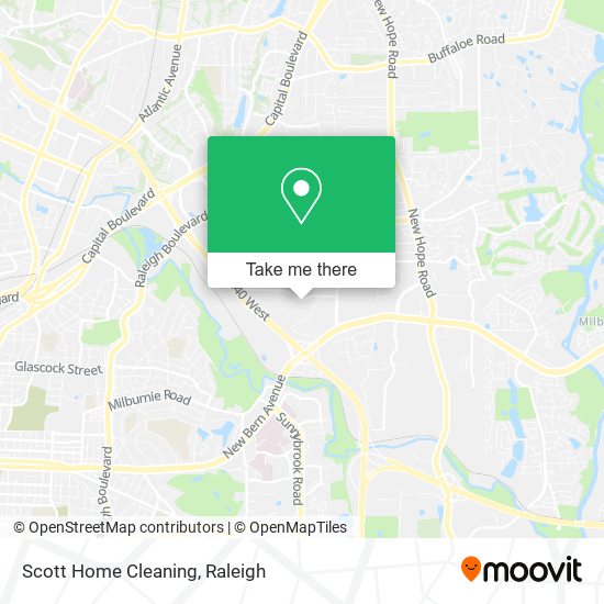 Scott Home Cleaning map