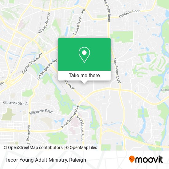 Mapa de Iecor Young Adult Ministry
