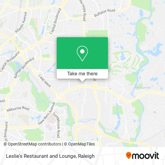Leslie's Restaurant and Lounge map