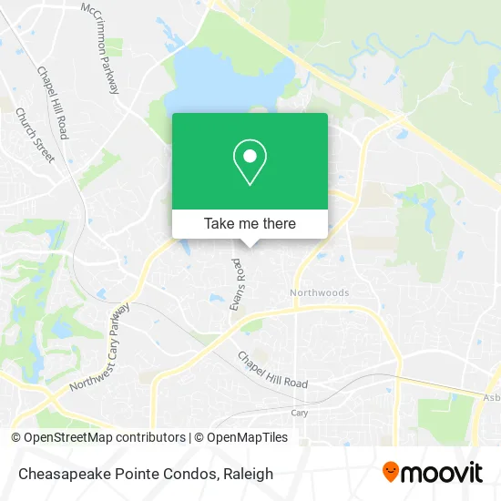 Cheasapeake Pointe Condos map