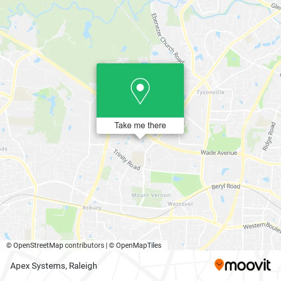 Apex Systems map