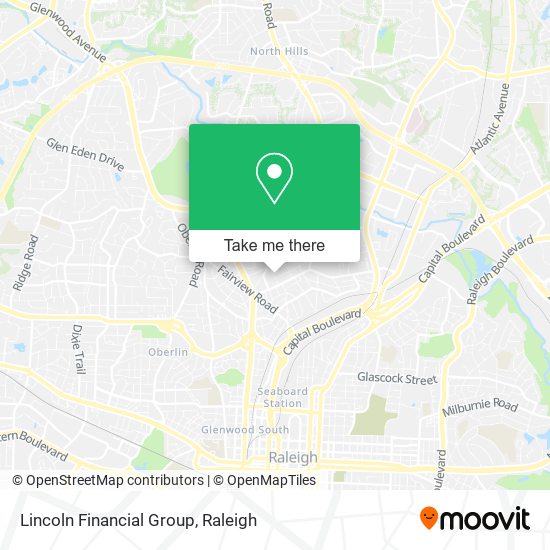 Mapa de Lincoln Financial Group