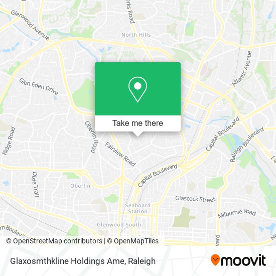 Mapa de Glaxosmthkline Holdings Ame