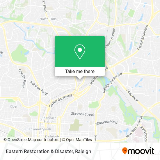 Eastern Restoration & Disaster map