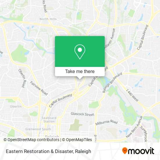Mapa de Eastern Restoration & Disaster