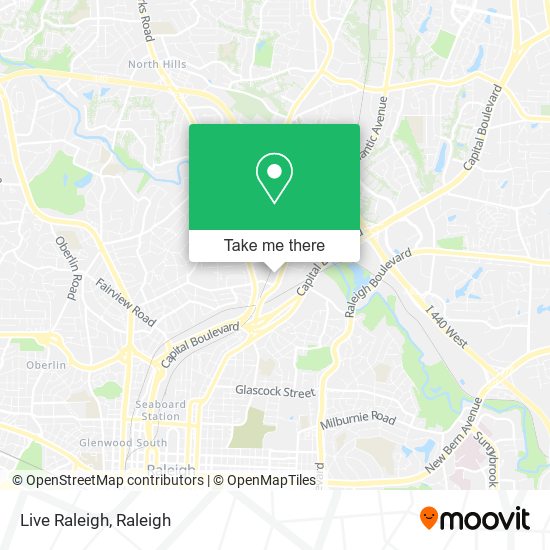 Live Raleigh map