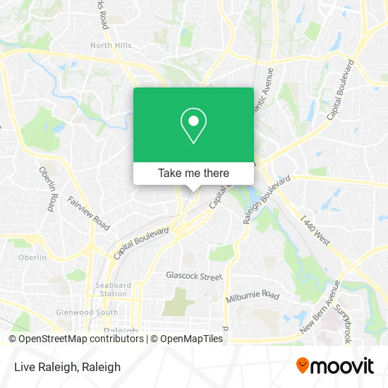 Live Raleigh map