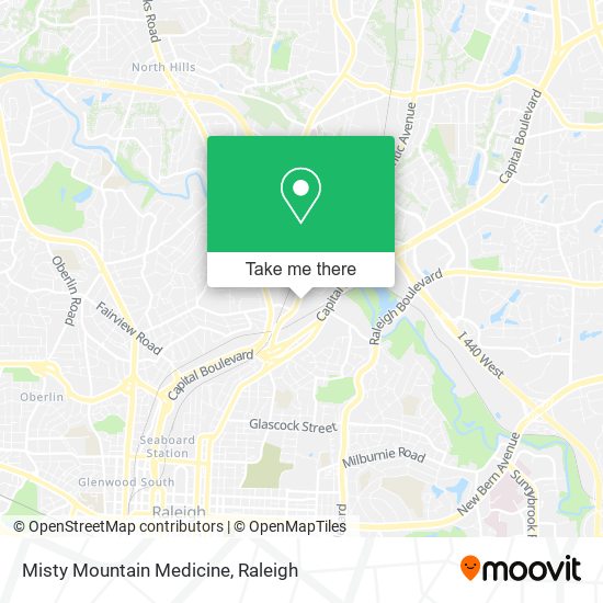Misty Mountain Medicine map