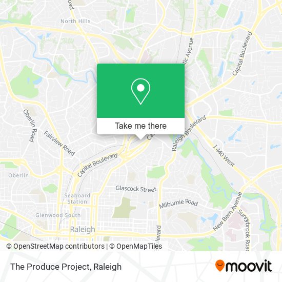 The Produce Project map