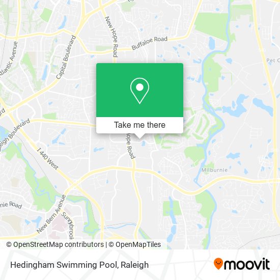 Hedingham Swimming Pool map