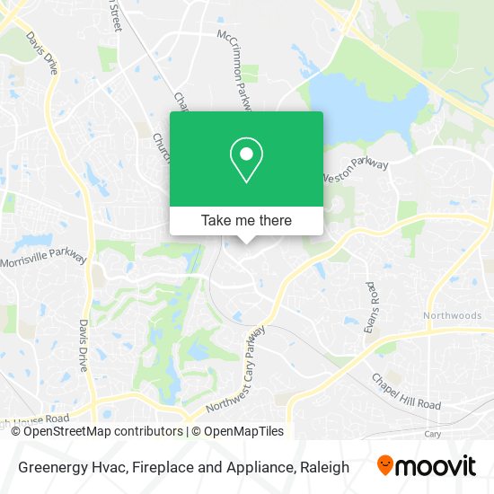 Greenergy Hvac, Fireplace and Appliance map