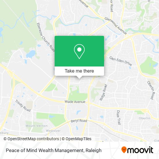 Mapa de Peace of Mind Wealth Management