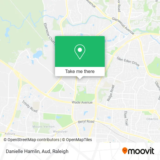 Mapa de Danielle Hamlin, Aud