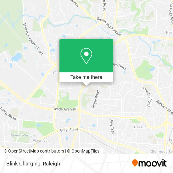 Blink Charging map