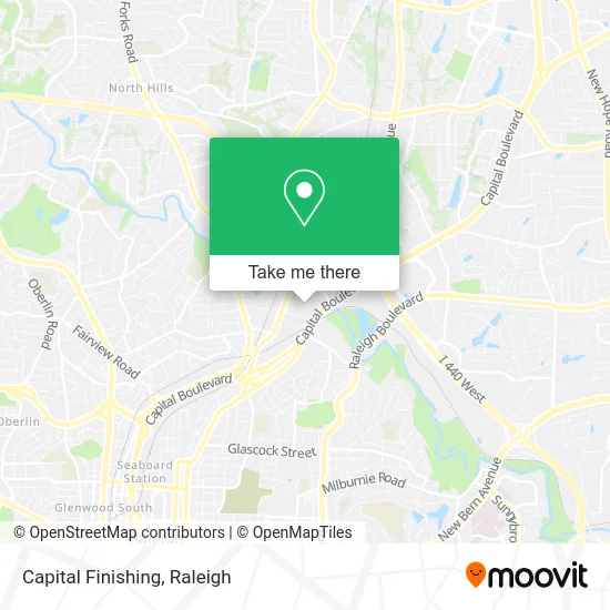 Capital Finishing map