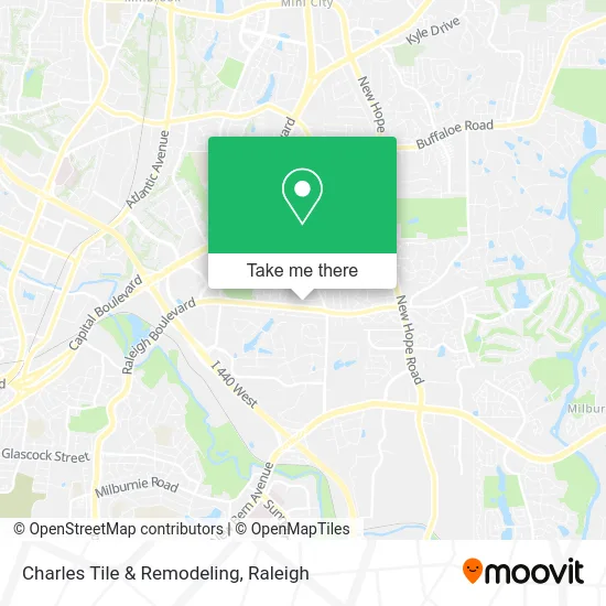 Charles Tile & Remodeling map