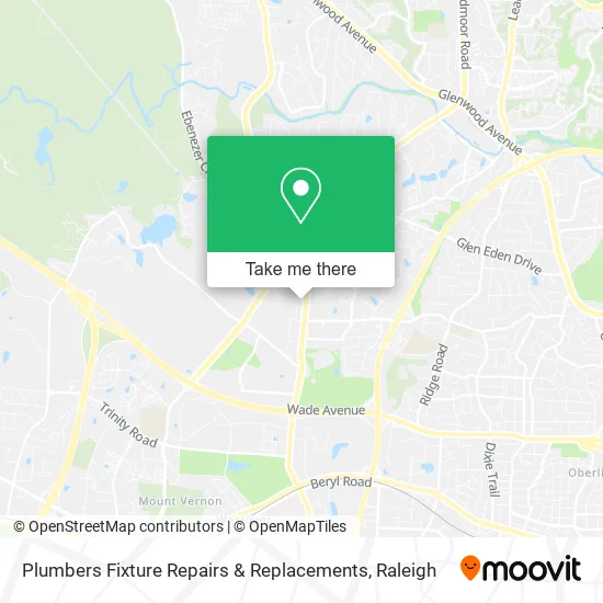 Plumbers Fixture Repairs & Replacements map