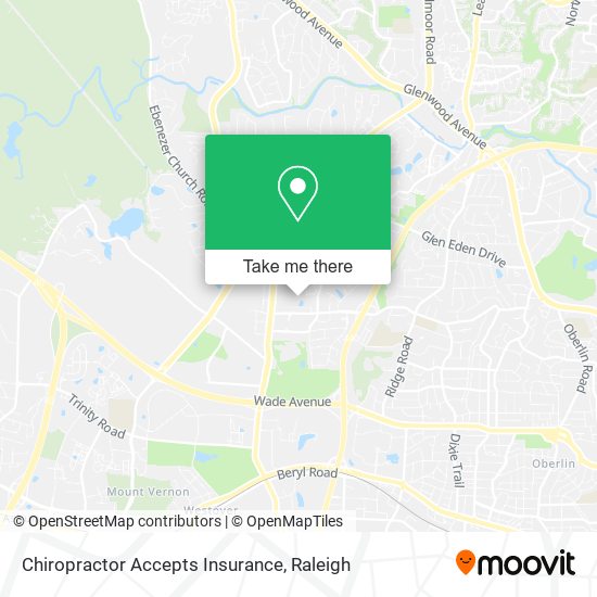 Mapa de Chiropractor Accepts Insurance