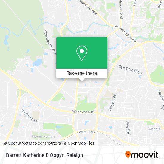 Barrett Katherine E Obgyn map