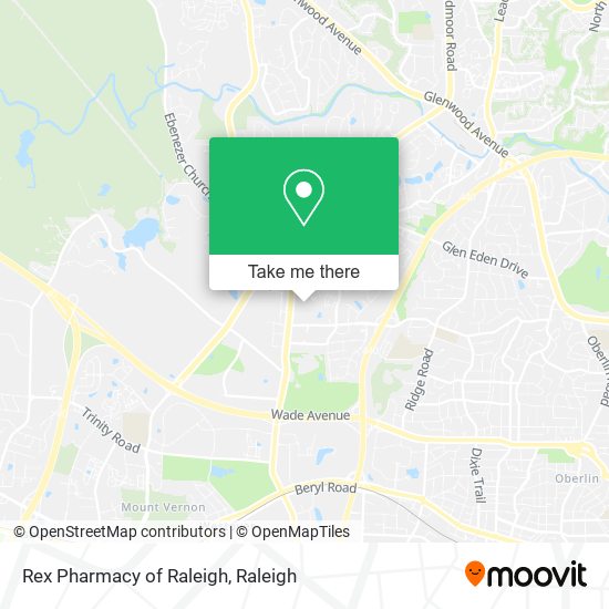 Rex Pharmacy of Raleigh map