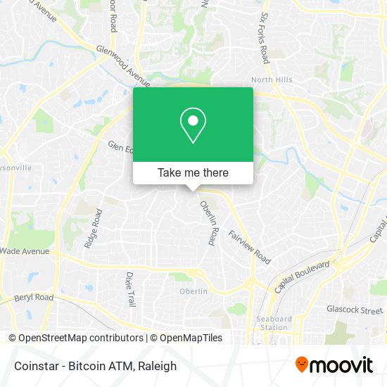Mapa de Coinstar - Bitcoin ATM