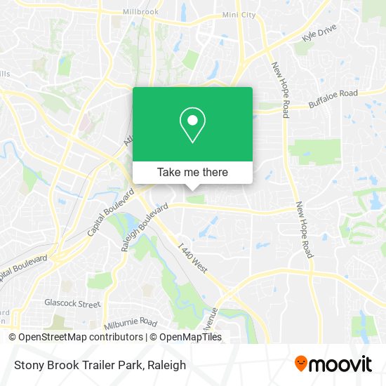 Mapa de Stony Brook Trailer Park