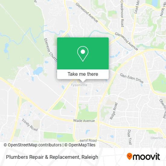 Plumbers Repair & Replacement map