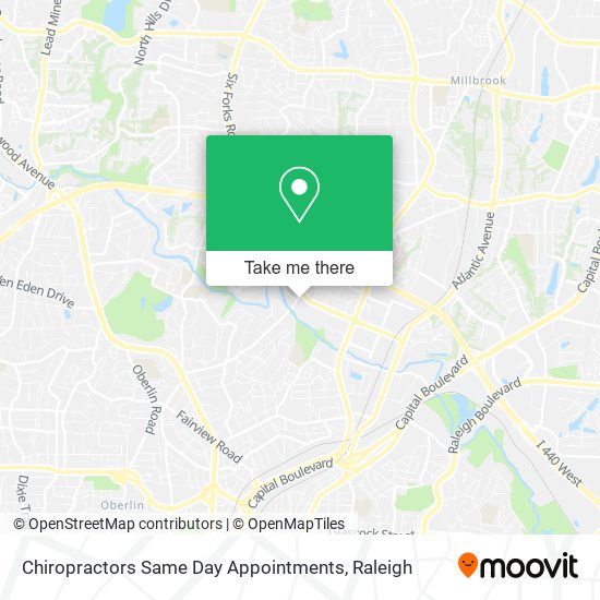 Chiropractors Same Day Appointments map