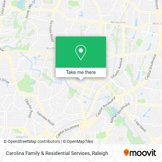 Mapa de Carolina Family & Residential Services