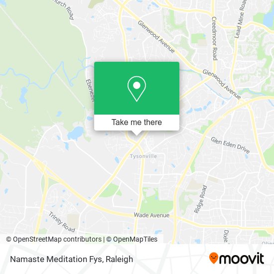 Namaste Meditation Fys map