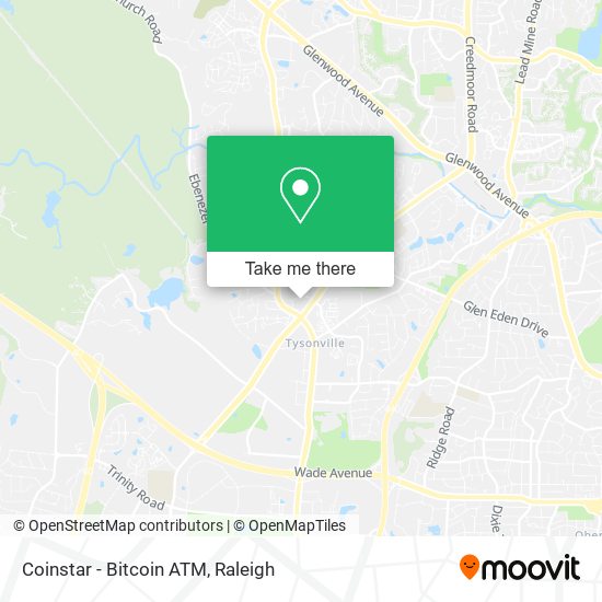 Mapa de Coinstar - Bitcoin ATM