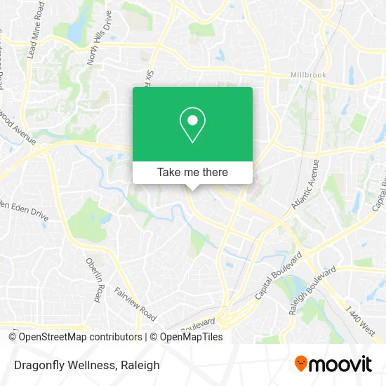 Dragonfly Wellness map
