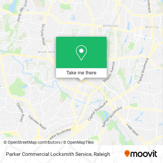 Mapa de Parker Commercial Locksmith Service