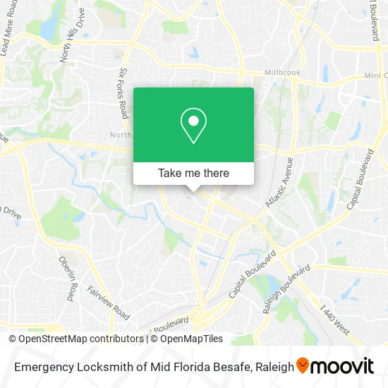 Mapa de Emergency Locksmith of Mid Florida Besafe