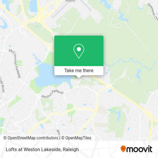 Lofts at Weston Lakeside map