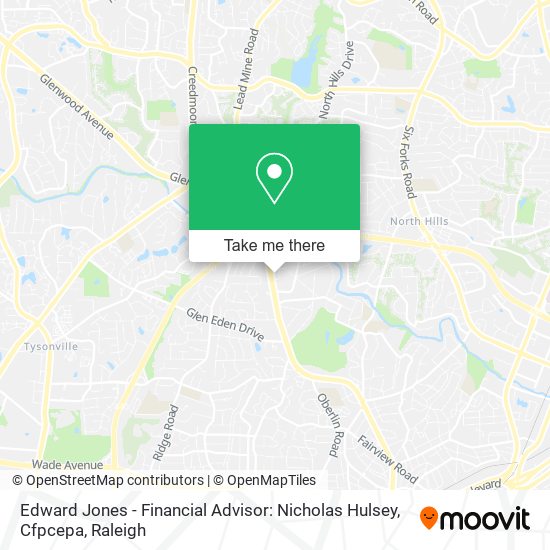 Edward Jones - Financial Advisor: Nicholas Hulsey, Cfpcepa map