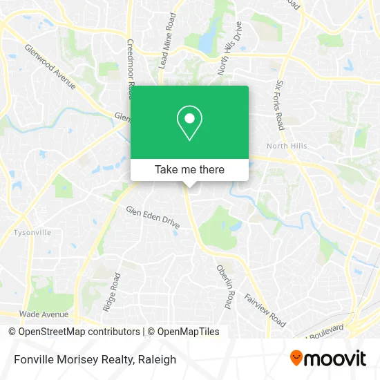 Fonville Morisey Realty map