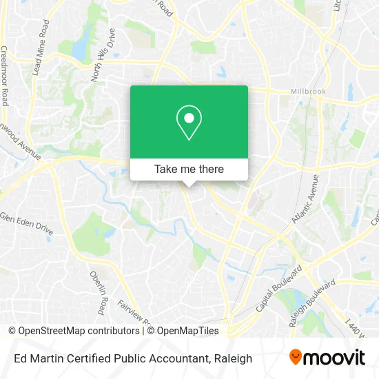 Ed Martin Certified Public Accountant map