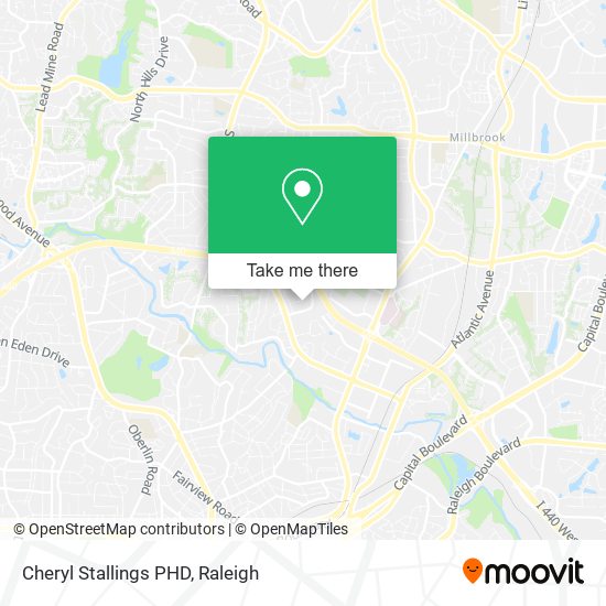 Mapa de Cheryl Stallings PHD