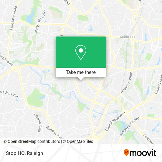 Stop HQ map