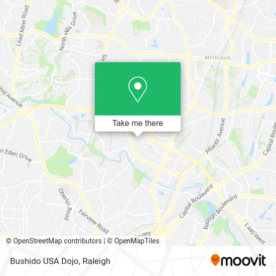 Bushido USA Dojo map