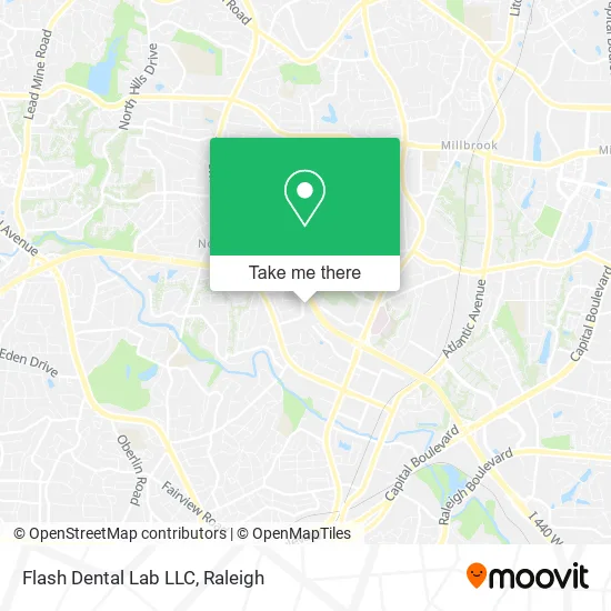 Flash Dental Lab LLC map